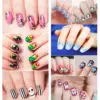 5Pcs Nail Art Dual-Ended Rhinestones Gem Picking Dotting Pen Nail Stripe Liner Brush Painting Manicure Accessoires Tools 4