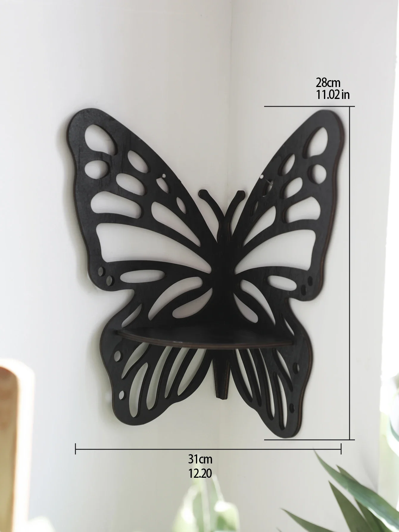 3 étagères Plates En Bois Naturel Loupe – Décoration DIY – Présentoir Mural
