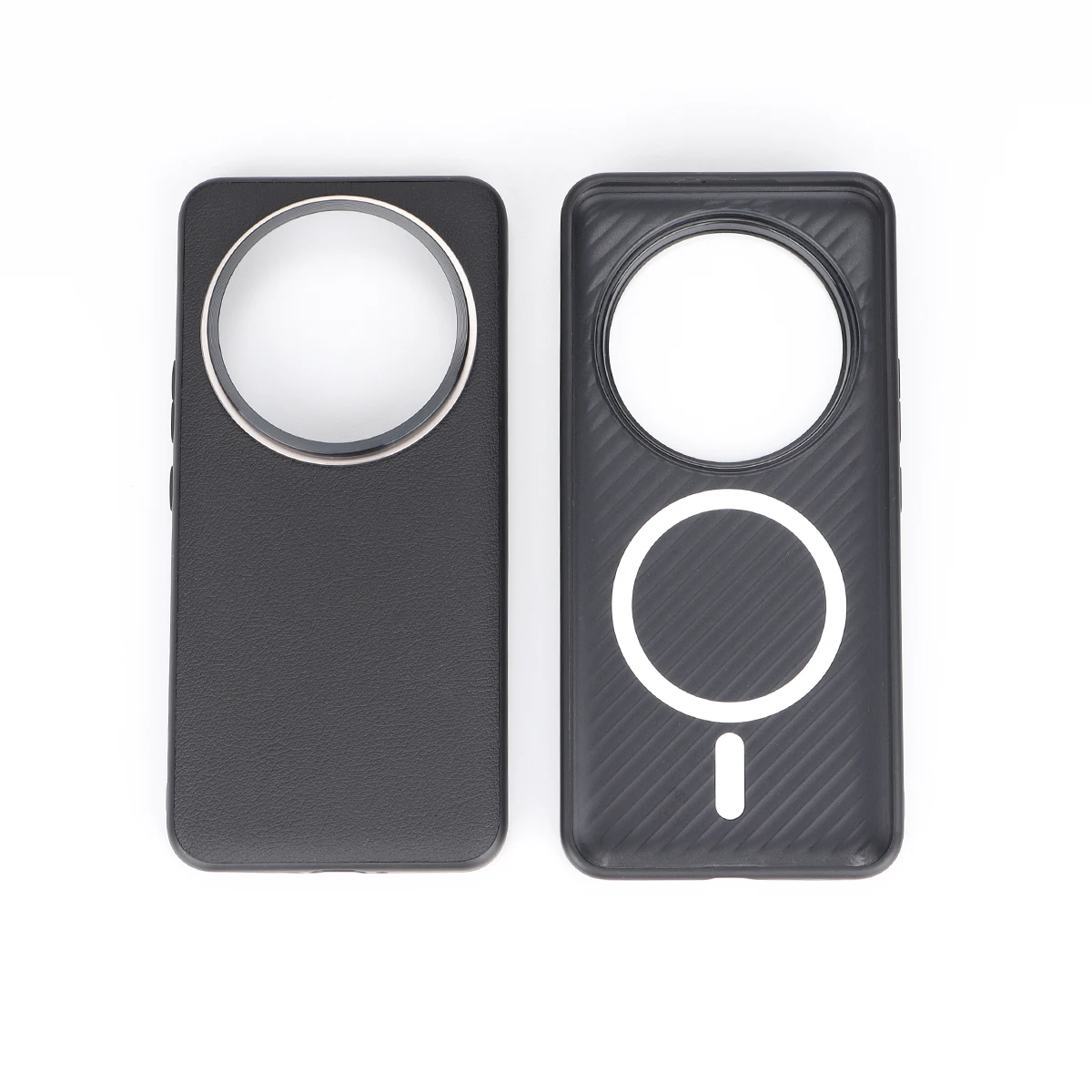 Leather Magnetic Shockproof Phone Case with TPU Edge
