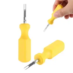 Set Car Plug Terminal Removal Tool Key Pin Extractor Puller 2mm 3mm Electrical Wire Connector With Handle Automotive Repair