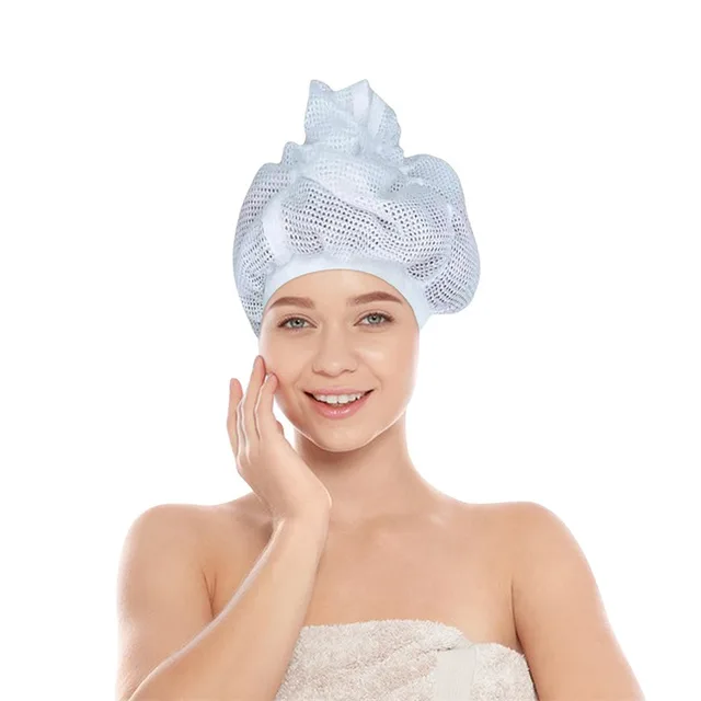 Net Plopping Cap for Drying Curly Hair Adjustable Net Plopping Bonnet Quick  Drying Hair Towel Bath Hats Net Plopping Cap - AliExpress