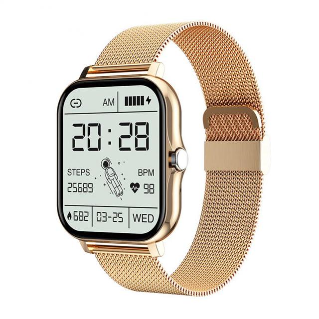 New Women Smart Watch Men 1.69" Color Screen Full Touch Fitness Tracker Bletooth Call Smart Clock Ladies Smart Watch Women