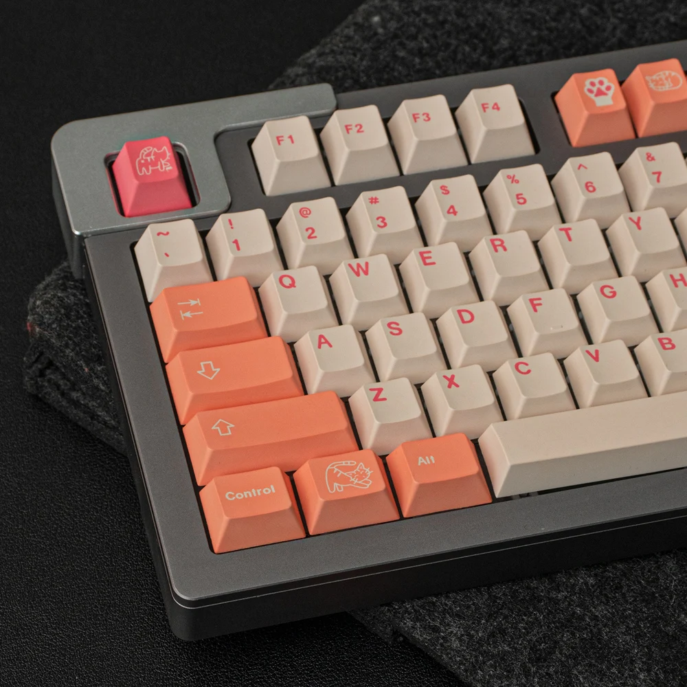 Perfil, DYE-SUB Keycap, Gaming Teclado Mecânico, Personalidade Inglês Personalizado, 64, 64