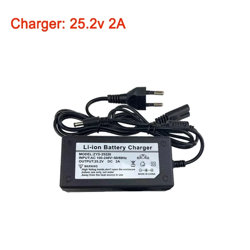 25.2V 6800mAh Rechargeable Lithium Battery Pack 6S2P for Electric Toys Electronic Products