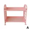 Ins Cute Room Storage Organizer Storage Rack Kawaii 2 Storage Rack Desktop Layer Storage Bathroom Jewelry Rack Shelf Cosmet W7S0 4