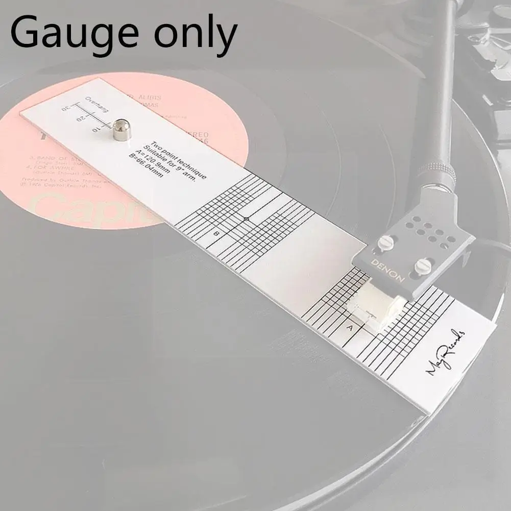 Overshoot Protractor Pickup Calibration Distance Gauge Turntable