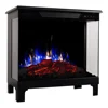 3-Sided Electric Fireplace Stove Heater LED Wi-Fi Alexa Google Remote Control Ambiance Auto Shut-Off Timer Vibrant Colors Smart 4