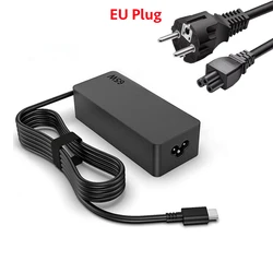 Universal 65W USB-C Fast Charging Laptop Power Adapter (EU Plug Cord)