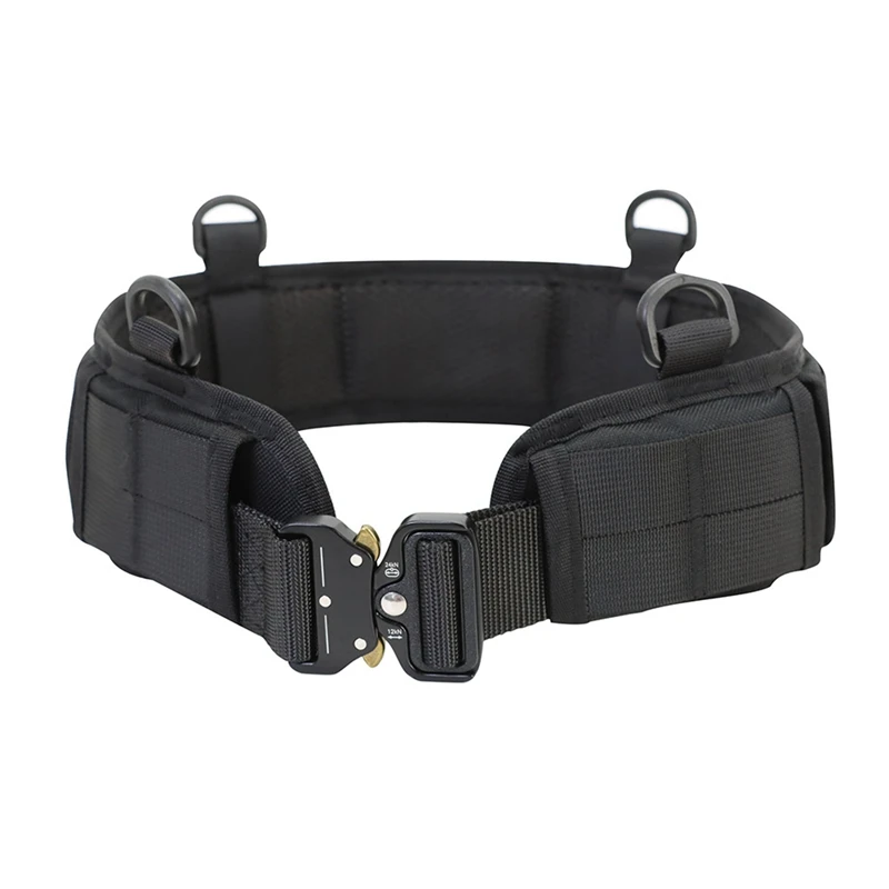 

1 PCS Outdoor Camping Hiking Adventure Belt Multifunctional Outdoor Girdle Belt ,Black