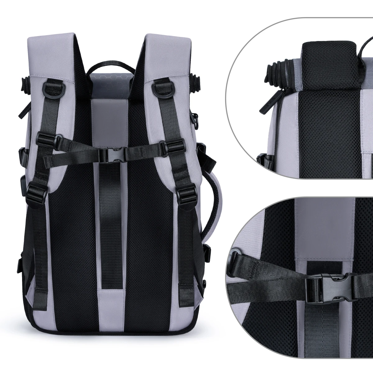 2-in-1 Myco Convertible Backpack - Anti-Theft Slim Laptop Bag for Work, Durable Nylon Hiking Pack with Hidden Pockets