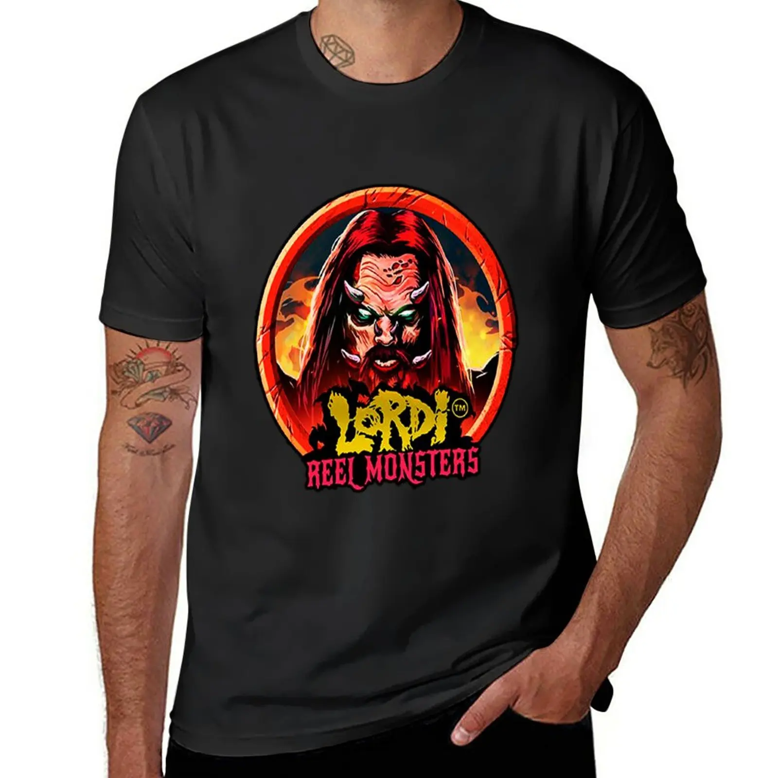

New lordi metal T-Shirt man clothes t-shirts man Short sleeve tee men