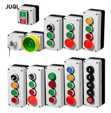 

Button switch control box plastic hand-held self starting button waterproof box electrical industrial emergency stop switch