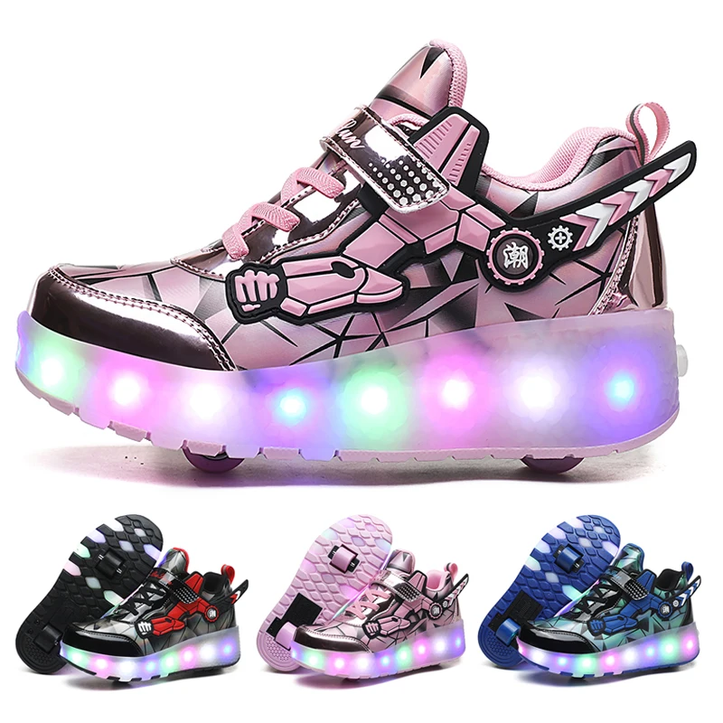 Children's Flash Roller Skates Detachable Wheel Sports Shoes