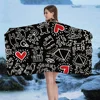 Keiths Haring Beach Towel For Kids Personalized Bath Towel Pool Towel Vacation Gift Picnic Towel Party Gift 3