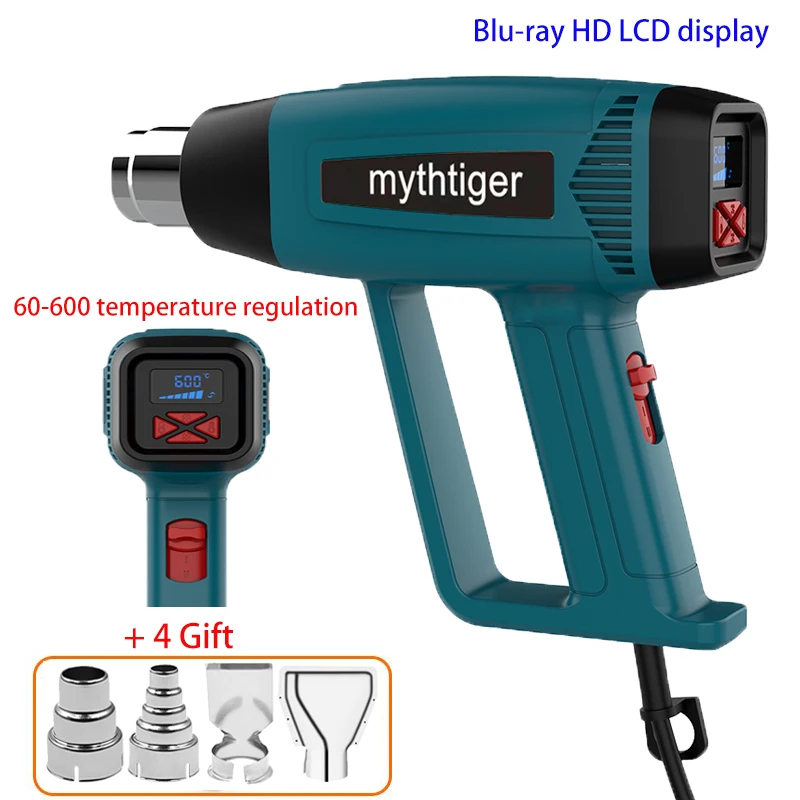 Pistolet à air chaud 2000W à température Variable, pistolet chauffant