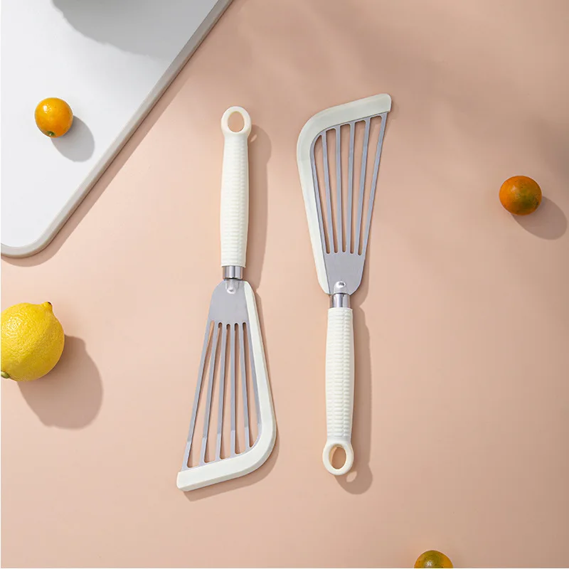 Stainless Steel Silicone Handle Steak Spatula Cooking Accessory Kitchen Tool Kitchen Accessory Item Non-stick Cookware