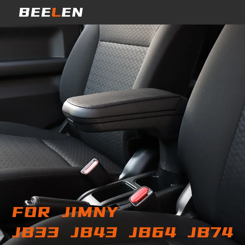 Armrest box For Suzuki Jimny JB33 JB43 1998 2017 JB64 JB74W 2019 2023 Car  Storage Box Central Armrest Box Interior Accessories - AliExpress