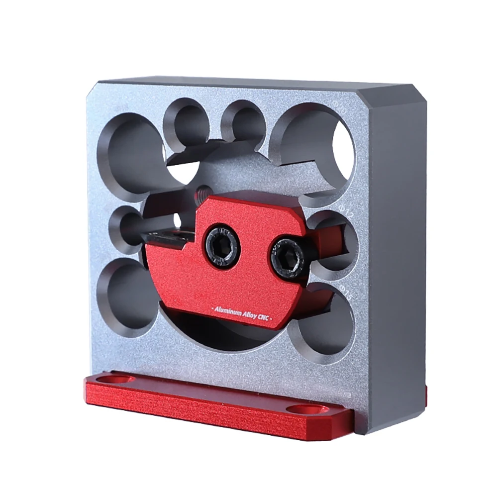 

Woodworking Tool Electric Round Drill Milling Dowel Rod R150 30° 85*80*51mm Adjustable Aluminum Alloy Auxiliary Tool