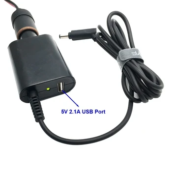 1 PCS DC26.1V Car Charger Adapter Power Parts Accessories For Dyson V6 V7 V8 Vacuum Cleaners With USB Port For Home 1