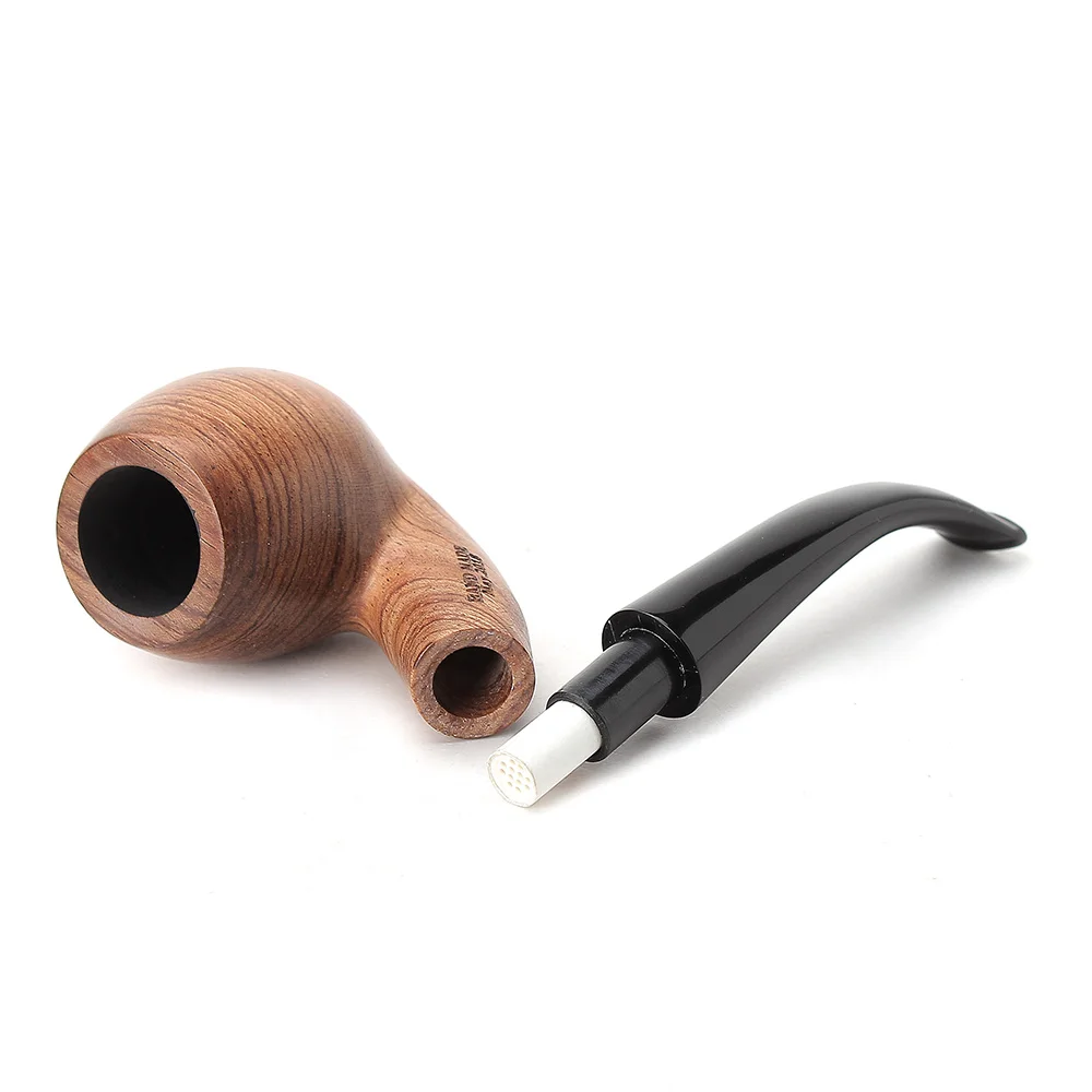 Old Fox Rosewood Tobacco Bent Pipe Set Accessories 9MM Activated Carbon Paper Filter Sandalwood Smoking Pipe With 10 Tools Kits smoking accessories tobacco pipe tobacco smoking accessories smoking pipe filters smoking pipe