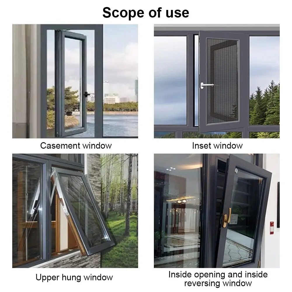 Description Picture 5 of itemStrong Fixation Limiter Locator Window Support Window Protection Casement Blocking Cabinet Locks Window Hook Latches