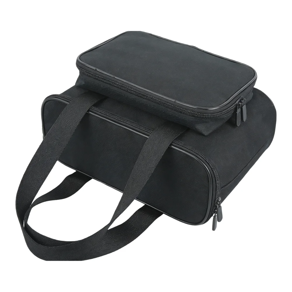 Tragbare Reisetasche für Kaffeemaschine, Oxford-Stoffmaterial, tragbare Aufbewahrung, seitliche Fächer, Kaffeemaschine, Schwarz – Detail 5