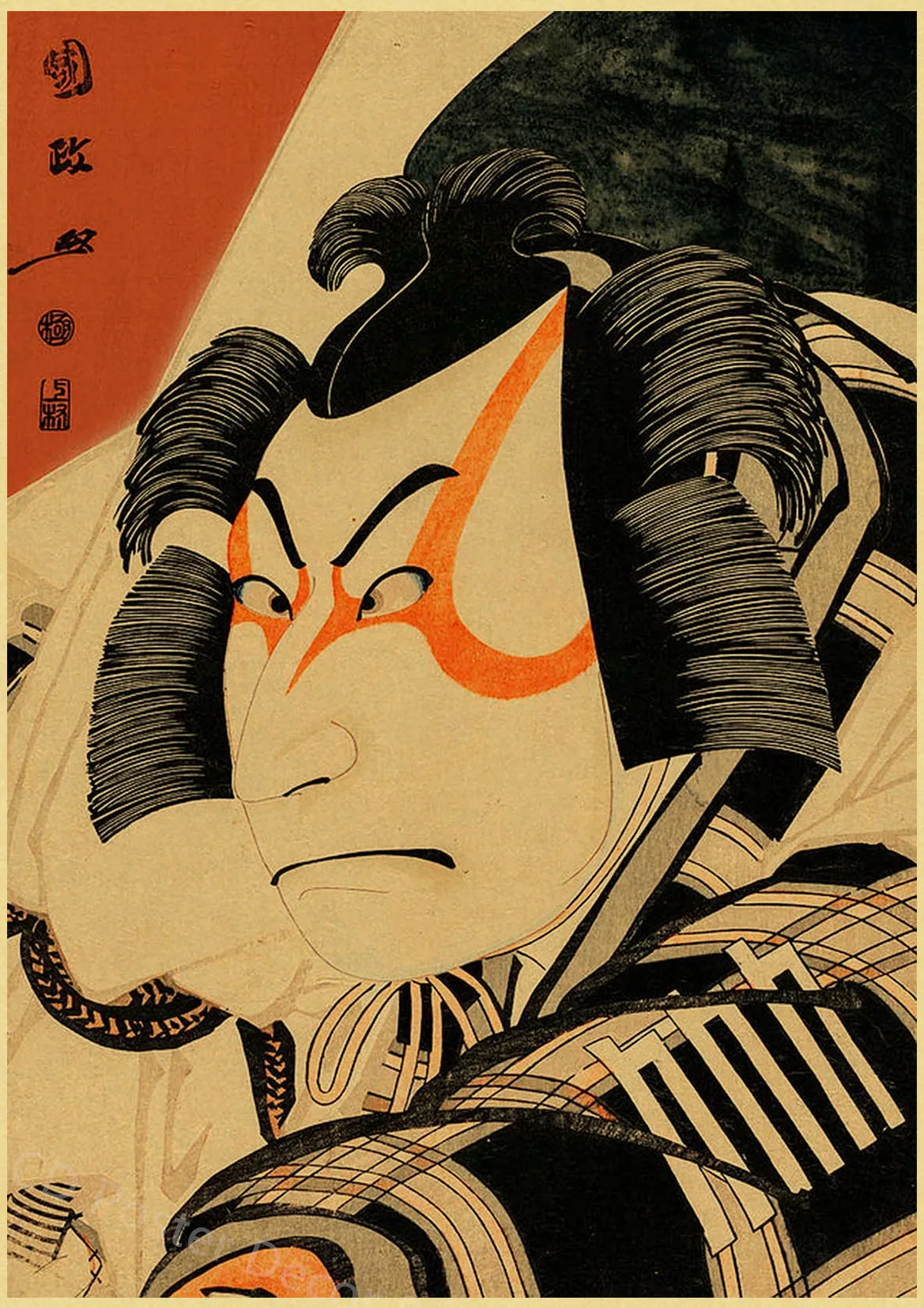 Japanese Landscape Series Retro Poster Kraft Paper Prints Posters Vintage Home Room Bar Cafe Decor Aesthetic Art Wall Paintings Peckshirt