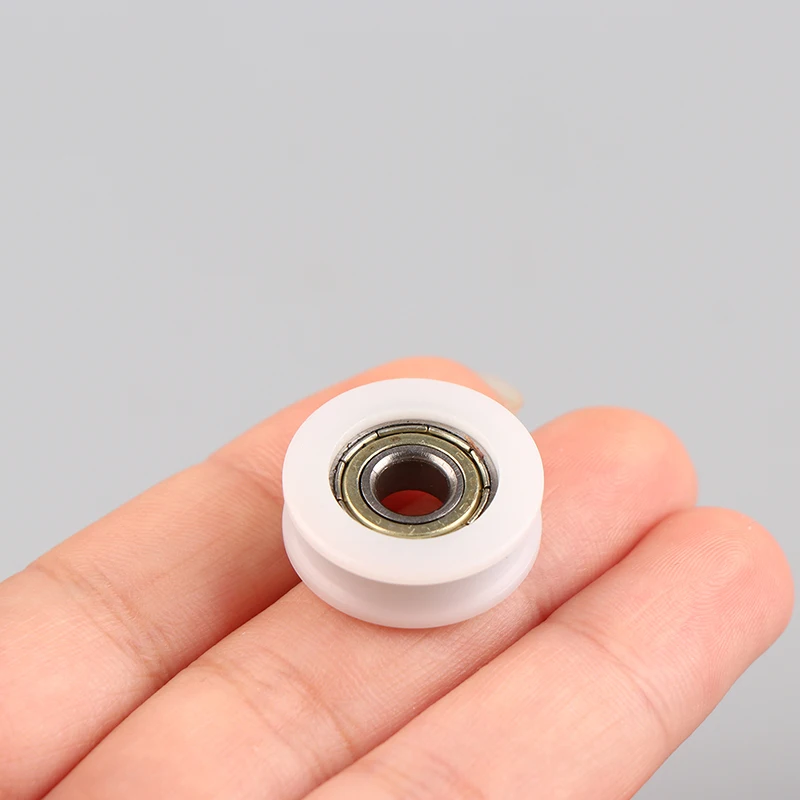 Moving Door And Window Slide Wheel 626 Bearing Pulley 6*22*7MM Planar Wheel U-shaped Groove Nylon Pad