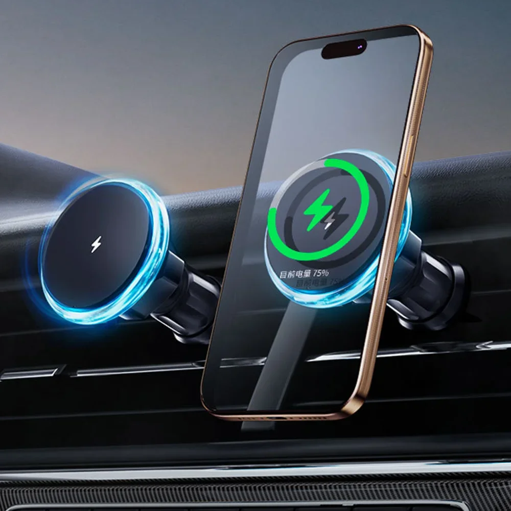 Car Phone Holder for Toyota C-HR CHR AX10 AX50 ~ Magnetic GPS Clip Support Base Wireless Charging Accessorie iPhone