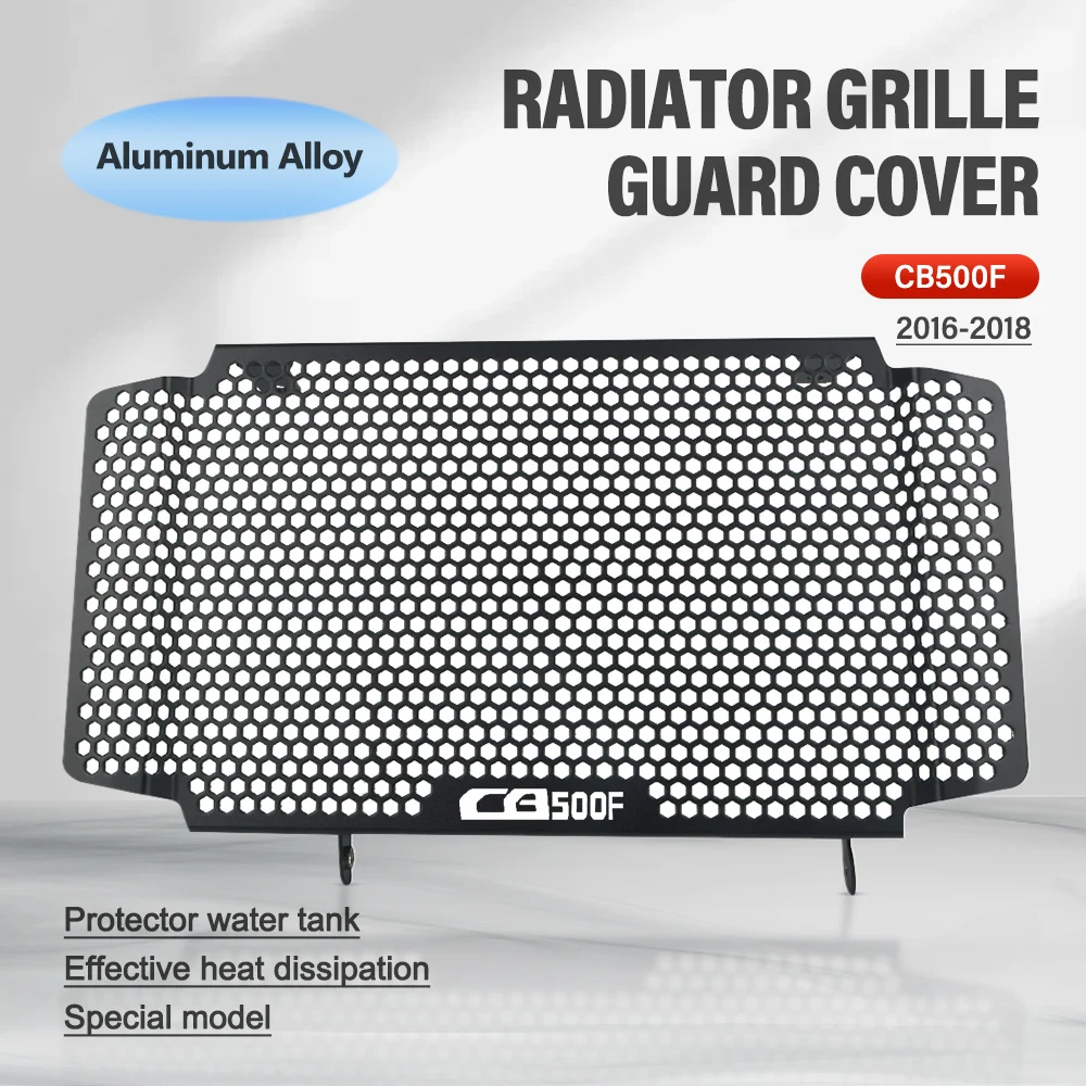 

Motorcycle Honeycomb Mesh Radiator Guard Grille Oil Radiator Shield Protection Cover FOR Honda CB500F CB500 F 2016 2017 2018