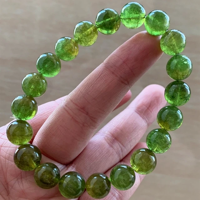 Pink, Green, Brown/Dravite Tourmaline crystal chip bracelet 10.9g SN52 –  Crazicarma's Crystals