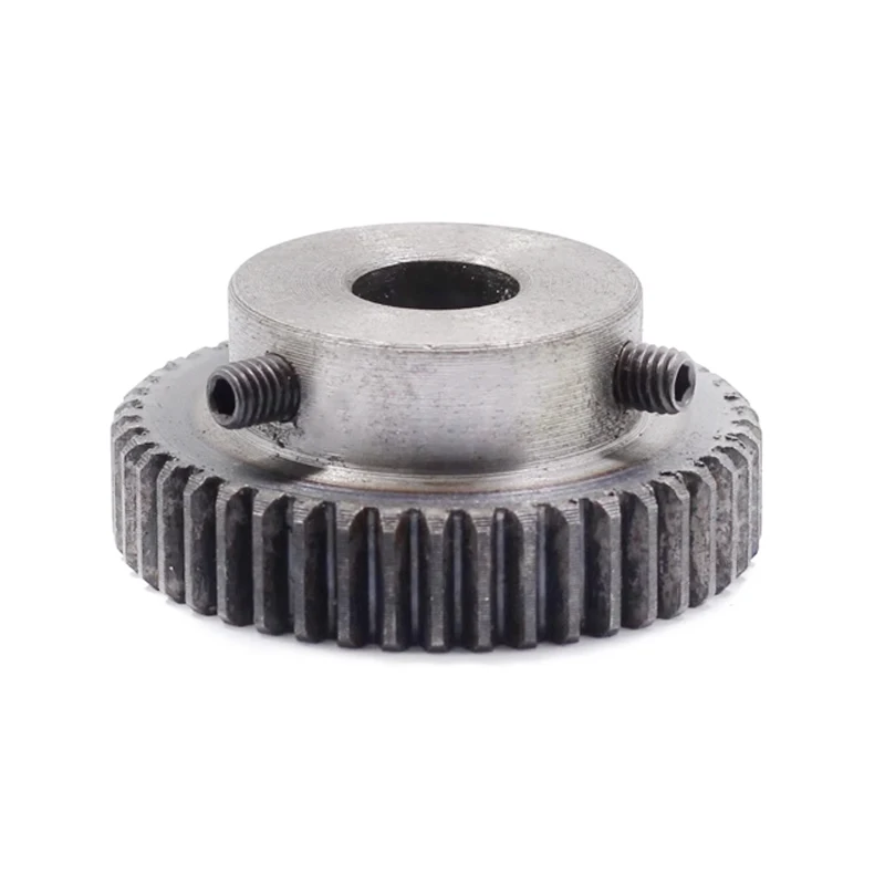 Transmission Gear Spur Gear Pinion 20Teeth Mod 1.5 M = 1.5 Bore8/10/12/15mm Right Teeth 45# Steel Positive Gear CNC Rack Transmission Motor