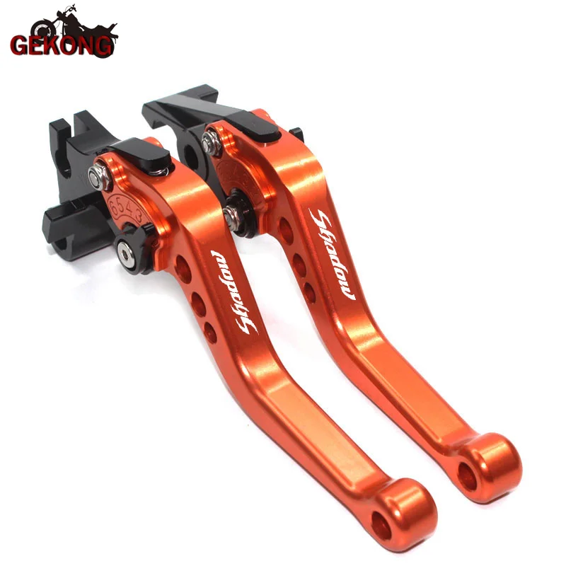 CNC Adjustable Clutch & Brake Lever Set For Honda Shadow 750 1998-2018 – Short/Long, T6 Aluminium