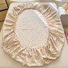 Bonenjoy Elastic Fitted Sheet Floral Style Bedsheet Soft Bed Cover Home Bed Linen Sheets drap de lit (Pillowcase Need Order) 6