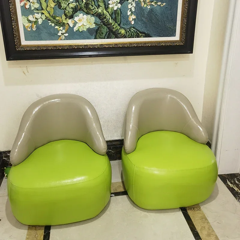 Simple PU Children's Sofas Single Small Baby Sofa Home Living Room Cartoon Baby Seat Leisure Bedroom Balcony Children's Armchair