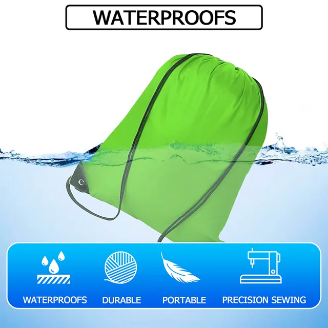Drawstring Backpack Bulk String Backpack Drawstring Bags Cinch Bag Sackpack for Men Women Gym 5