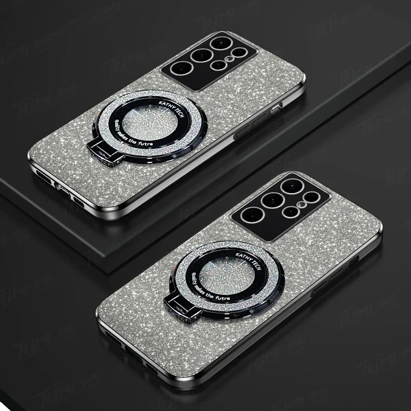 Enhanced Plating Holder Protective Phone Case Cover