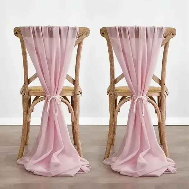 Ceinturage de Chaise en Mousseline de Soie, 30x270cm, 10 Pièces, Nministériels d, Ruban, Couverture de Nministériels d, Ceinture Arrière de Siège, Décor d'Hôtel, Banquet, Pays, Mariage, ix, Événement 1