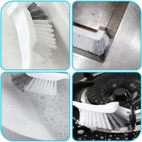 Cleaning Brush Long Handle Corner Brushes Sink Bathroom Brush Edge Corner Cleaning Brush for Household Deep Cleaning Tool 2