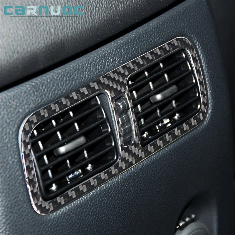

Carbon Fiber Rear Air Vent Stickers For Infiniti FX 2009 2010 2011 2012 2013 QX70 2014-2017 Car Styling Interior Accessories