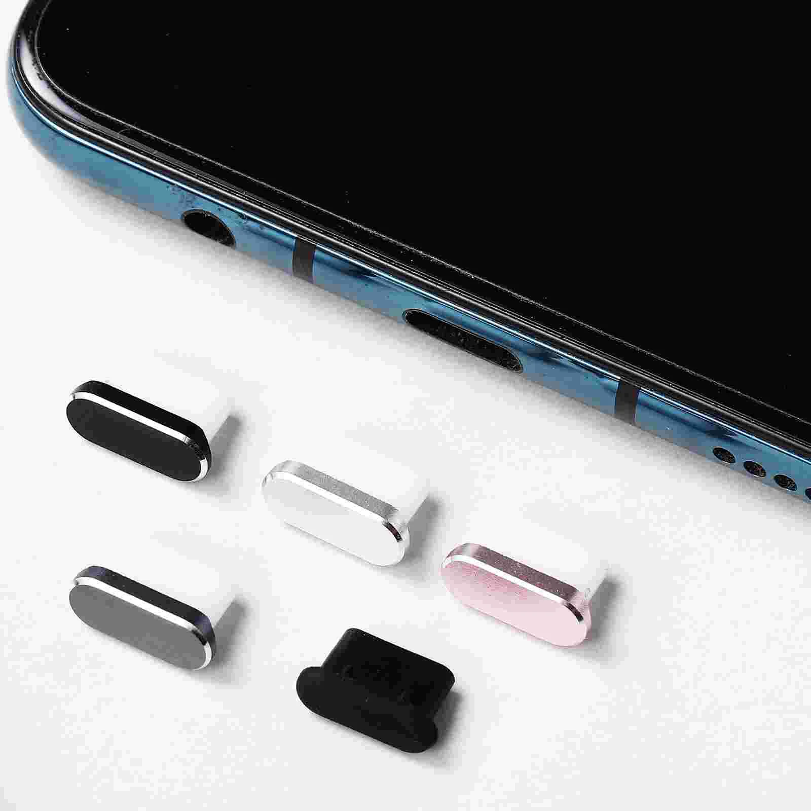 USB C 먼지 플러그 C타입 먼지 커버, 휴대폰 포트 캡 보호대, 대부분의 C타입 휴대폰과 호환 가능