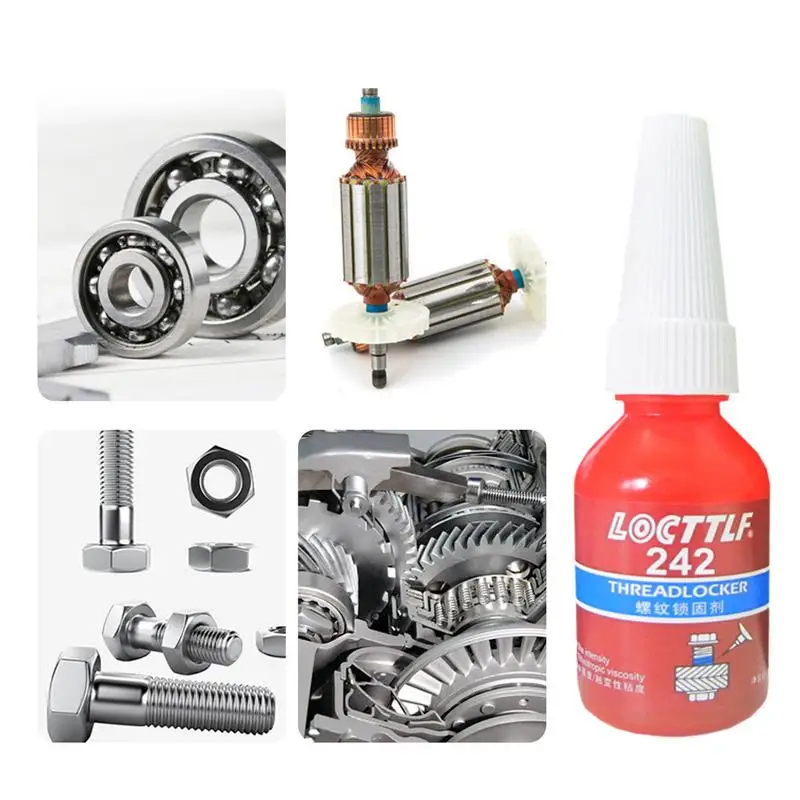 Colla A Vite Threadlocker Loctite 222 242 243 262 263 271 272 277 Vite Colla Filettata Agente Di Bloccaggio Colla Anaerobica Anti-Sciolto