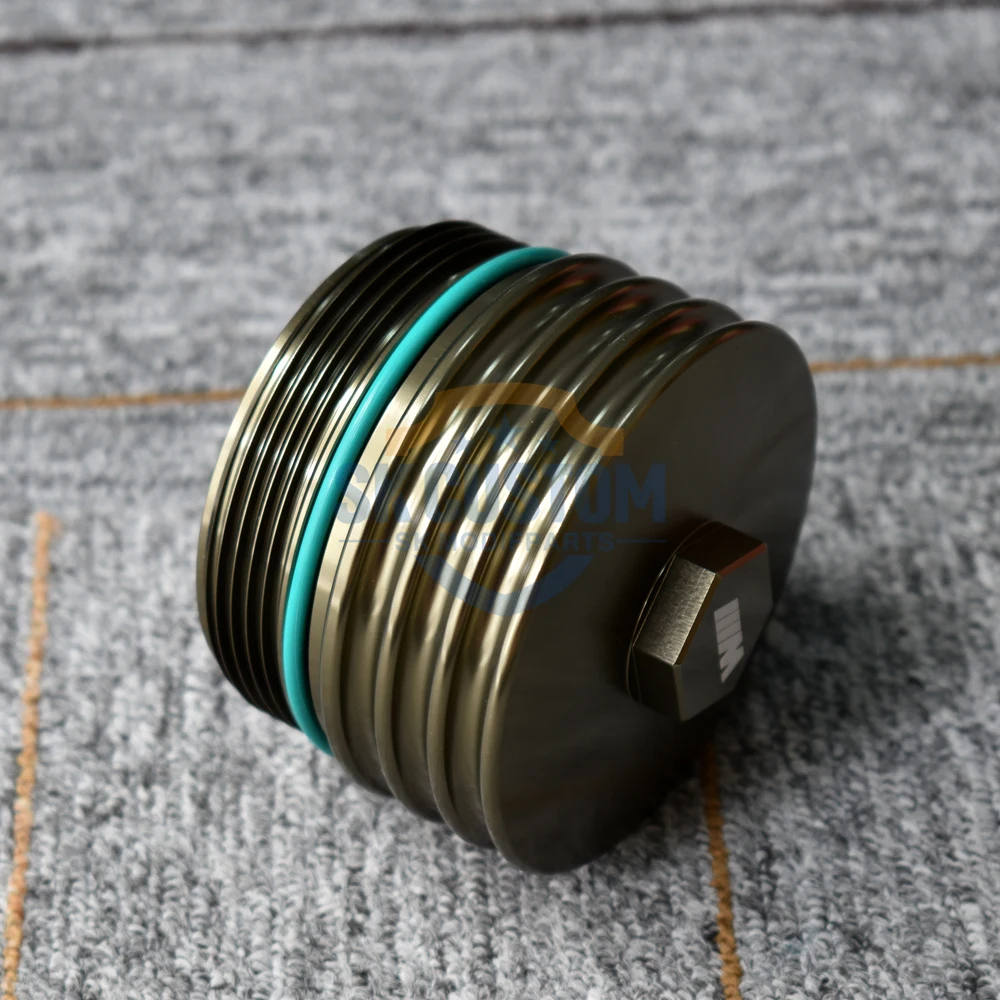 Engine Oil Filter Cover For BMW N20 N26 N52 N54 N55 oil filter shell forged aluminum alloy cover Engine Car Modification