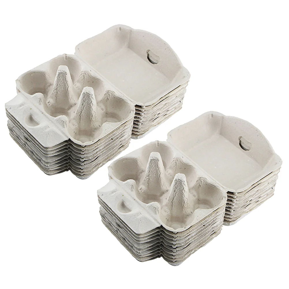 Egg Cartons Storage Holder Paper Eggs Carton Tray Container Box