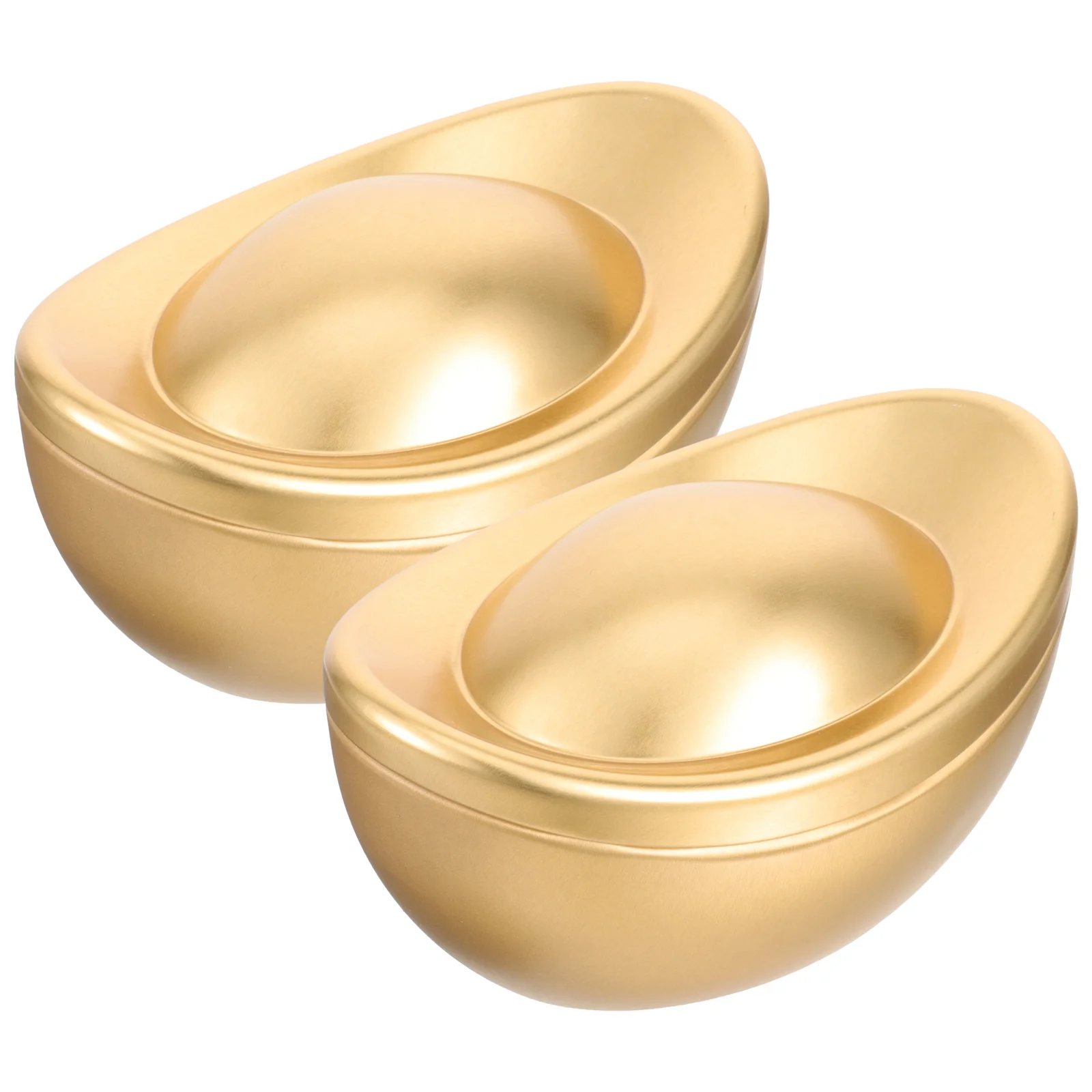 

Golden Ingot Candy Box Feng Shui Ingot Yuan Bao Case Wealth Luck Chinese Charm Prosperity Gift New Year Container