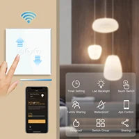 BSEED Single Smart Wifi Dimmer Switches 1Gang 1WayWifi Control Dimmable Led Light Glass Panel Support Tuya Google Smart Life - Image 2