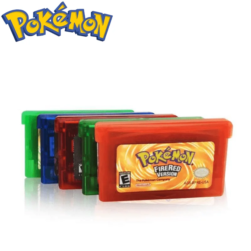 New Pokemon Nostalgia GBA Game Cards Eevee Emerald Stone Dragon Doubles  FireRed Legends No box Enlish version Gifts Toys - AliExpress