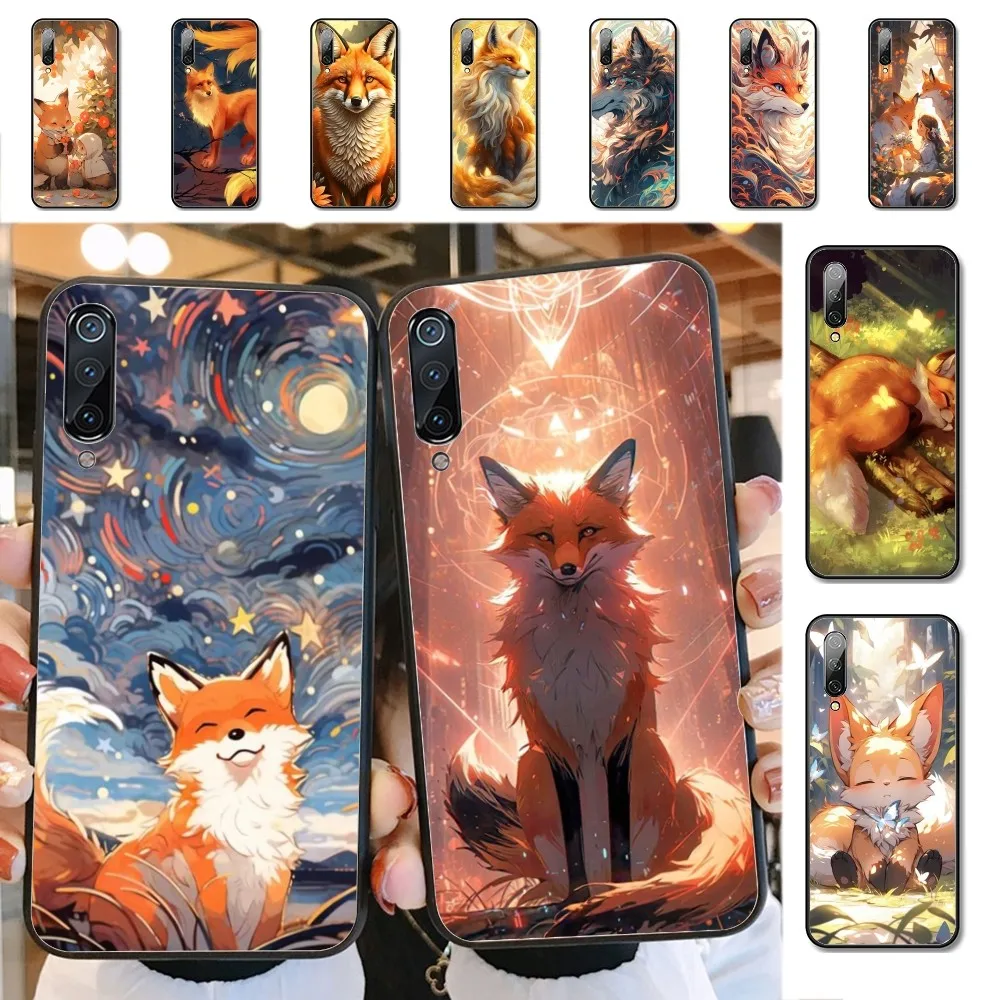 

Anime fox cartoon Phone Case For Xiaomi Mi 5X 8 9 10 11 12 lite pro 10T PocoX3pro PocoM3 Note 10 pro lite