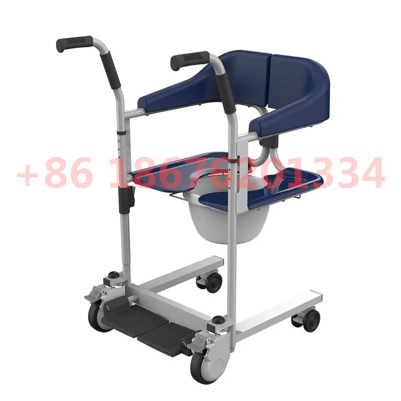 Manual Transfer Chair Home and Hospital Multifunctional Shift Chair for Elderly and Disabled
