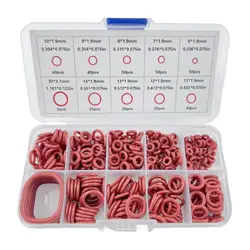 High - Temperature Oil - Resistant Red Silicone O - Ring Seal Washer (Red)